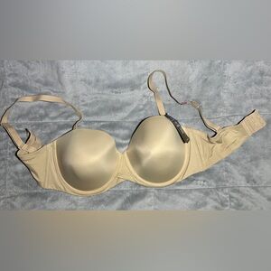 NWT Maidenform T-Shirt Bra Smartzone Cups Convertible Straps 44D Beige